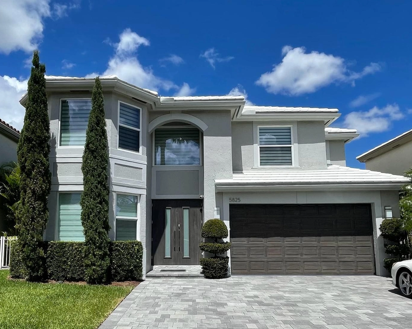 Impact windows installed across a multi-family property in North Miami