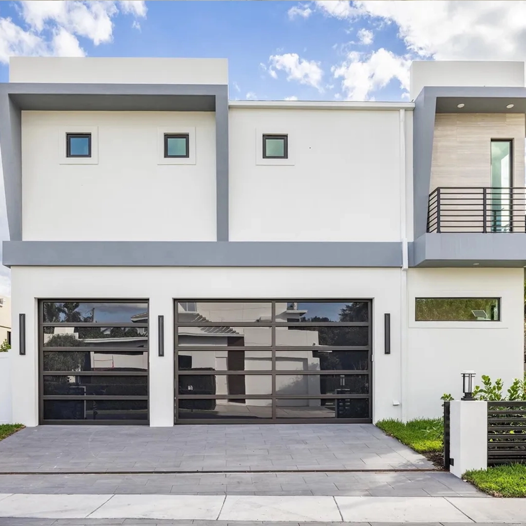 Residential property with coordinated impact window and door systems